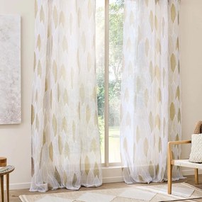 Tenda sottile beige in voile 140x240 cm Kim – douceur d'intérieur