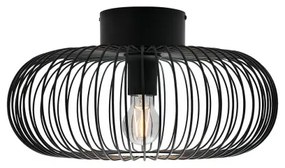 Nordlux - Plafoniera BERONI 1xE27/60W/230V Ø 40,3 cm nera