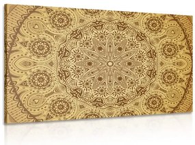 Stampa su tela – Mandala ornamentale con pizzo