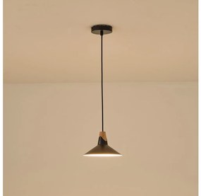 Lampadario a sospensione con filo 1xE27/15W/230V nero