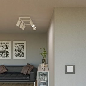 Plafoniera con 6xGU10/30W/230V bianca