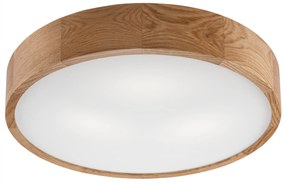Lamkur  Evelin  4-light ceiling lamp in natural oak wood