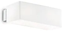 Applique Moderna Box Metallo Bianco 2 Luci G9 3W 3000K Luce Calda