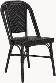 Set di 2 sedie da pranzo impilabili per esterno Daria