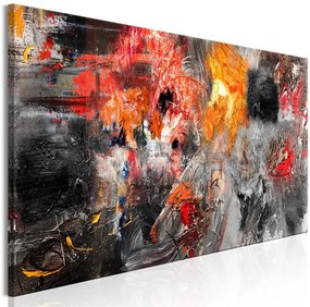 Quadro  Bloody Battle  Colore Rosso, Dimensioni e Misure 135x45