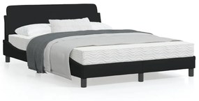 Giroletto Senza Materasso Nero 140x200 Cm İn Tessuto /