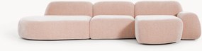 Divano angolare componibile 4 posti con chaise longue Wolke