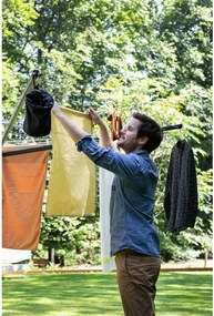 Stendino da giardino color antracite 50 m Lift-O-Matic – Brabantia