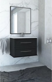Specchio con illuminazione integrata bagno rettangolare Tiffany BADEN HAUS L 73 x H 90 x P 4 cm grigio / argento
