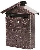 CASSETTA POSTALE RUSTICA CHALET CM.28X35X9 ART.700