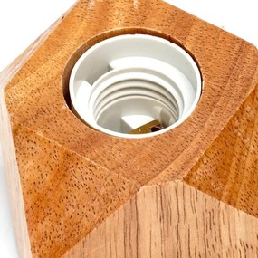 Aigostar - Lampada da tavolo 1xE27/60W/230V albero di caucciù