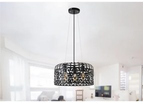 Rabalux 2158 - Lampadario ALESSANDRA 3xE27/60W/230V nero