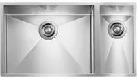 Lavello FILO QUADRA 3 2 vasche SINISTRE ACCIAIO INOX SLIM 79X45 PROF. 19 011905.S0.01.2018