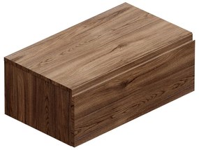 Mobile da bagno sotto lavabo Step noce L 80.3 x H 30 x P 46 cm 1 cassetto, lavabo non incluso