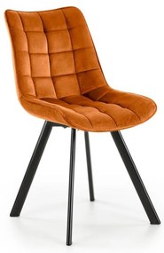 Sedia da pranzo COMORO, 1 pezzo, marrone cannella