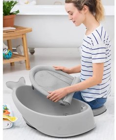 Skip Hop - Vaschetta per bambini MOBY 3 con supporto ergonomico grigia