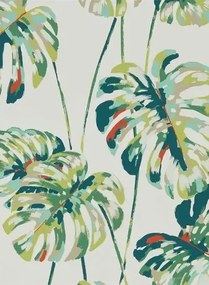 Florale Tapete Kelapa von Harlequin - Emerald/ Zest
