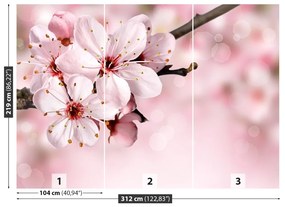 Carta da parati Fiore rosa 104x70 cm