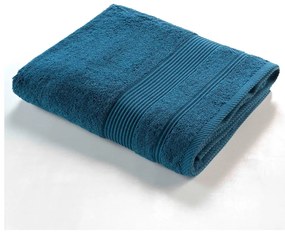 Asciugamano in spugna di cotone blu scuro 90x150 cm Tendresse - douceur d'intérieur