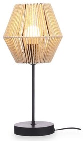Lampada da tavolo 40 W Corda Marrone Nero 17,5 x 37 x 17,5 cm (6 Unità)