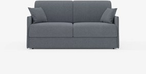 Evans divano letto matrimoniale sfoderabile - design compatto e vano porta guanciali in tessuto smacchiabile T23