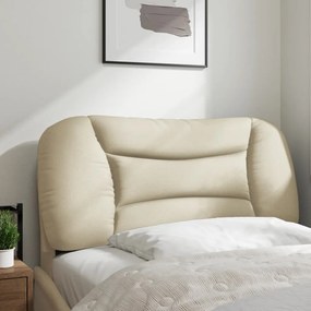 Cuscino testiera crema 90 cm in tessuto
