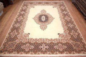 Kerman Tappeto 440x320 (Iran) Annodato A Mano