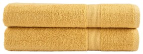 Asciugamani Premium Solund 2 Pz Oro 100x200cm 600gsm /