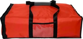 Borsa Termica Porta Pizze da Asporto 1/2 Mezzo Metro 3 o 4 Cartoni Safemi Express 4 Rossa...