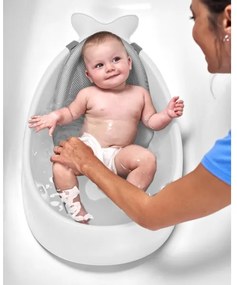 Skip Hop - Vaschetta per bambini MOBY 3 con supporto ergonomico bianca