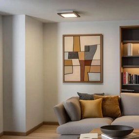 Brilagi - Plafoniera LED SLIMFRAME WOOD LED/25W/230V 34x34 cm marrone