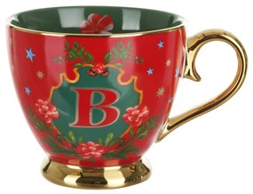 Tazza lettera B 450 ml Royal Garden porcellana