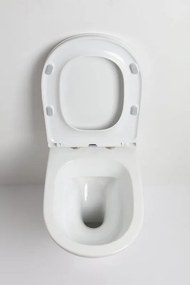 Vaso WC sospeso KERASAN norim, sedile escluso P 55 x L 36.5 cm bianco