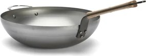 De Buyer 5717.32 - Padella Wok MINERAL B BOIS 32 cm