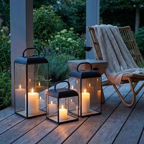 ANASTASIE - lanterna in vetro e acciaio