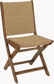 Set di 2 sedie pieghevoli da giardino in legno di acacia Vick