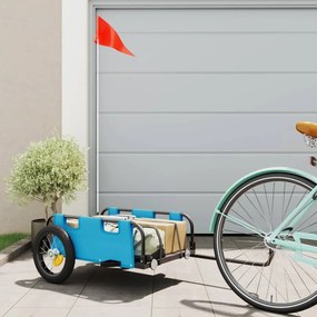Rimorchio Da Bici Blu Oxford E Ferro /