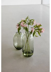 Set di 2 vasi verdi in vetro fatti a mano altezza 38 cm Moss - Hübsch