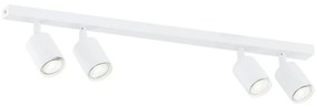 Lampadario da Soffitto FLASH 4 Black GU10 Colore Bianco