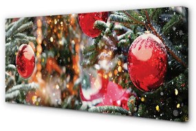 Foto quadro su tela Snow Christmas Tree Baules 100x50 cm