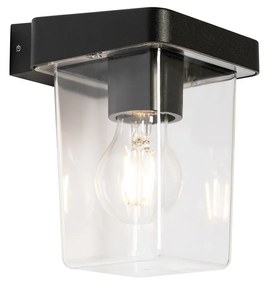 Lampada da parete moderna per esterni nera IP54 - Chimay