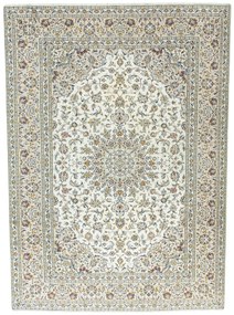 Kashan Tappeto 250x350 Beige (Iran) Annodato A Mano