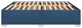 Giroletto senza materasso blu 180x200 cm in tessuto