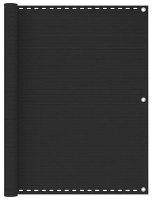 Paravento Da Balcone Antracite 120x400 Cm İn Hdpe /