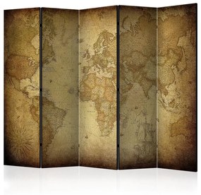 Paravento  Old map II [Room Dividers]  Colore ---, Dimensioni e Misure 225x172