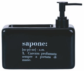 Dispenser scritta sapone 840 ml nero Victionary