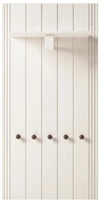 Set di mobili da ingresso bianco in pino massiccio 60x120x25 cm Anita – Støraa