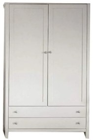 ORION - armadio due ante in legno bianco cm 125 x 62 x 200 h