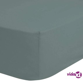 Good Morning Lenzuolo con Angoli Jersey 70x140/150 cm Verde Nebbia