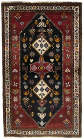 Gabbeh Tappeto persiano 110x190 Nero (Iran) Annodato A Mano